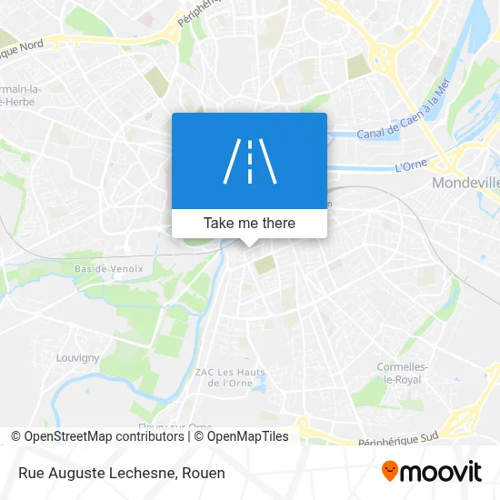 Rue Auguste Lechesne map
