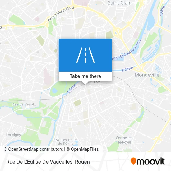 Rue De L'Église De Vaucelles map