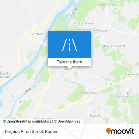 Rue De La Brigade Piron map