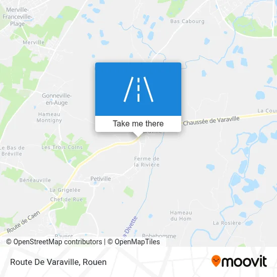Route De Varaville map