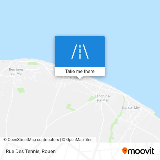 Rue Des Tennis map