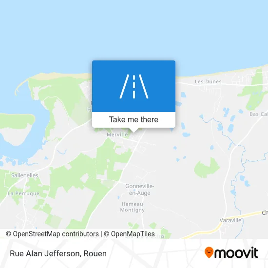 Rue Alan Jefferson map