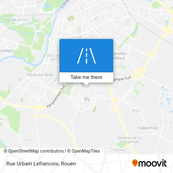 Rue Urbain Lefrancois map