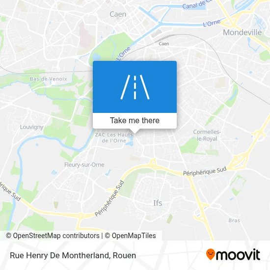 Rue Henry De Montherland map