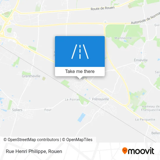 Rue Henri Philippe map