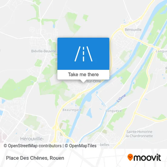 Mapa Place Des Chênes