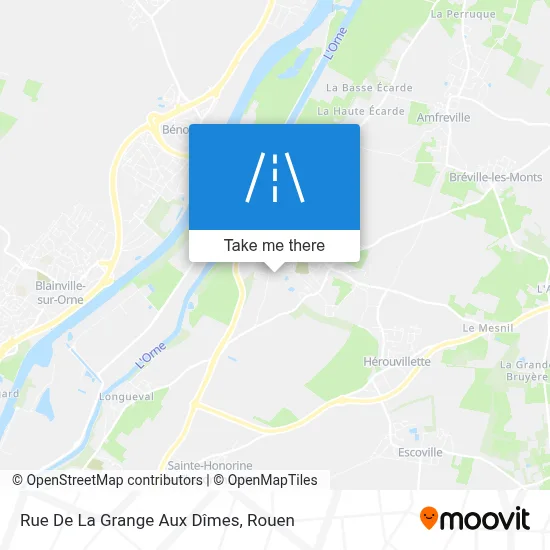 Rue De La Grange Aux Dîmes map