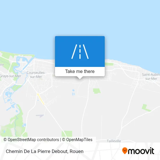 Chemin De La Pierre Debout map