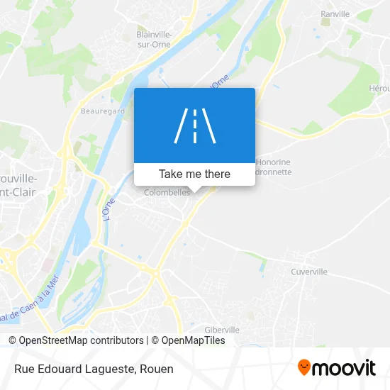 Rue Edouard Lagueste map