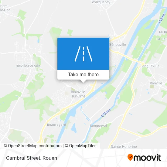 Rue De Cambrai map