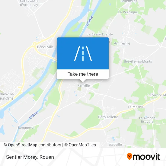 Sentier Morey map
