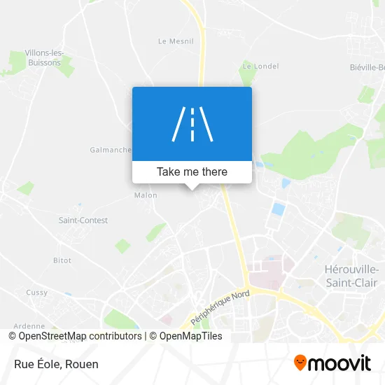 Rue Éole map