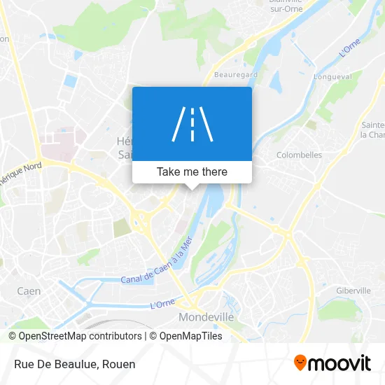 Rue De Beaulue map