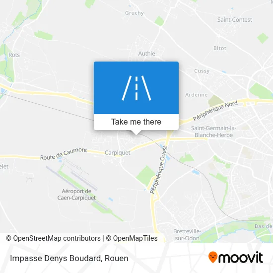 Impasse Denys Boudard map