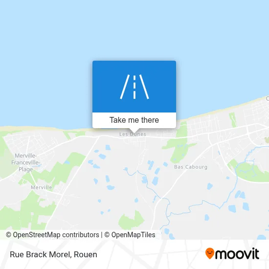 Mapa Rue Brack Morel