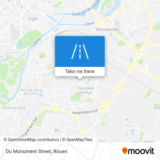 Rue Du Monument map