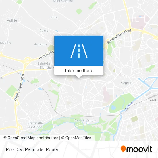 Mapa Rue Des Palinods