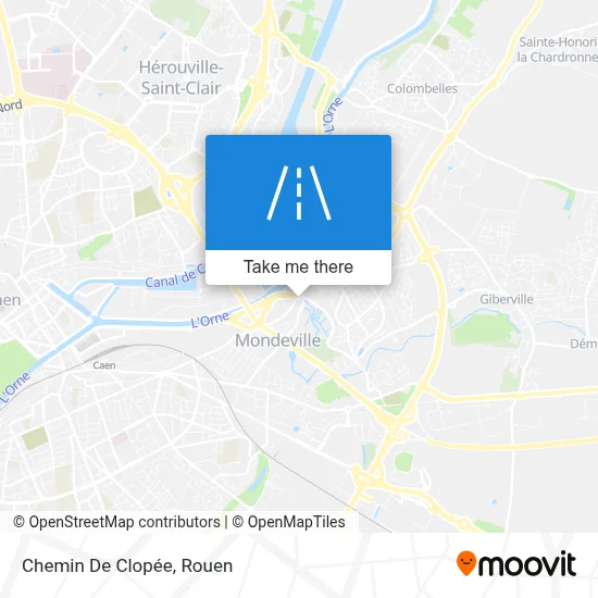 Chemin De Clopée map