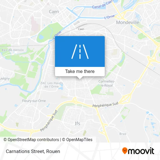 Rue Des Œillets map