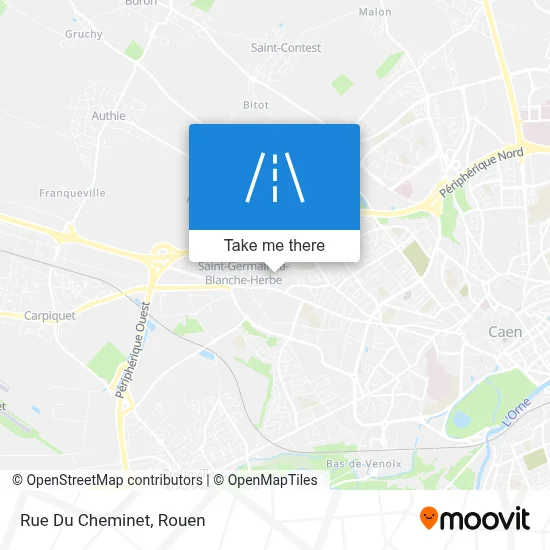Mapa Rue Du Cheminet
