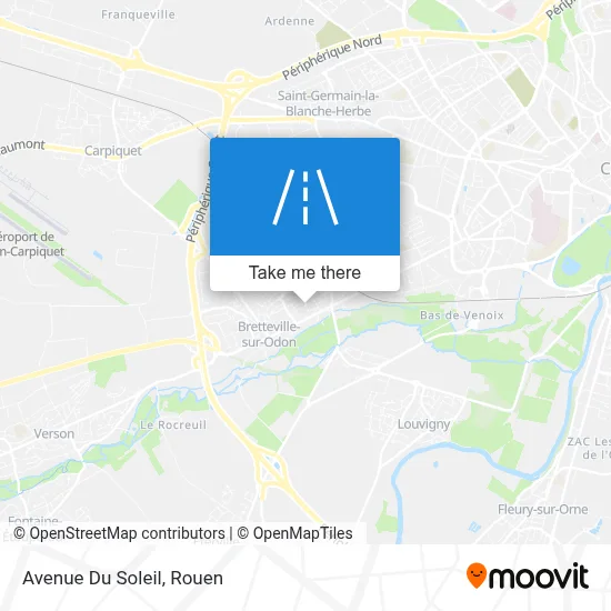 Avenue Du Soleil map