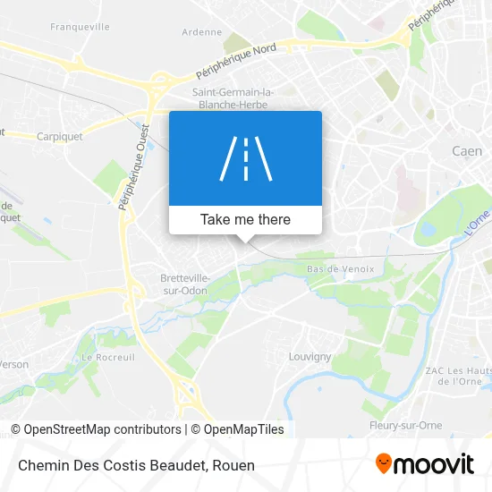Chemin Des Costis Beaudet map