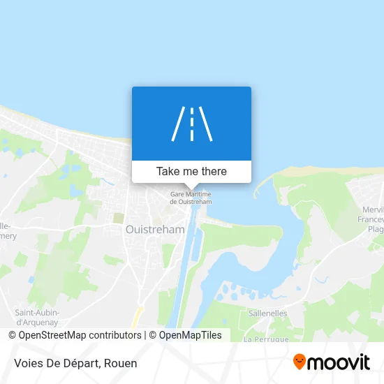 Voies De Départ map