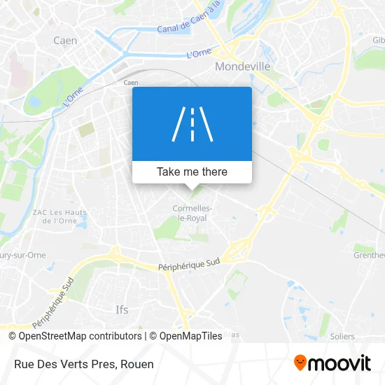 Rue Des Verts Pres map