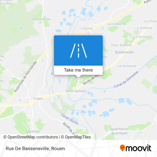 Mapa Rue De Basseneville
