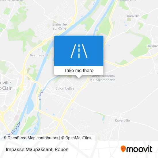 Impasse Maupassant map