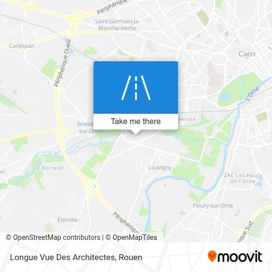 Longue Vue Des Architectes map