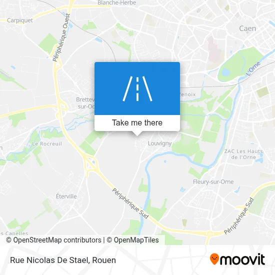 Rue Nicolas De Stael map