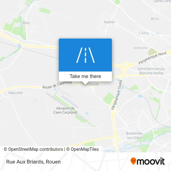 Rue Aux Briards map