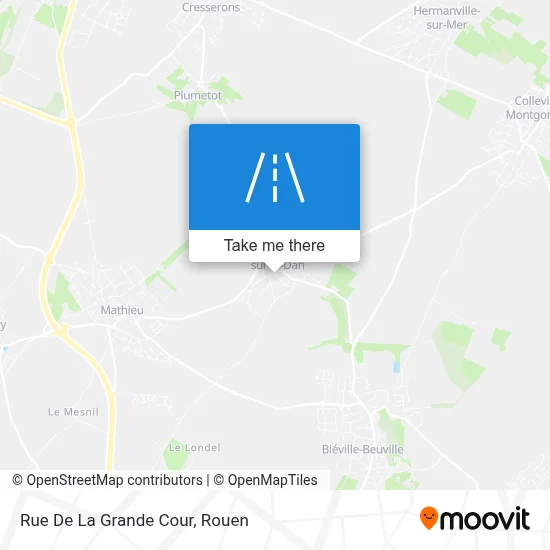 Mapa Rue De La Grande Cour