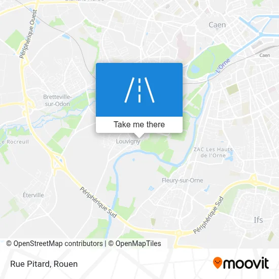 Mapa Rue Pitard
