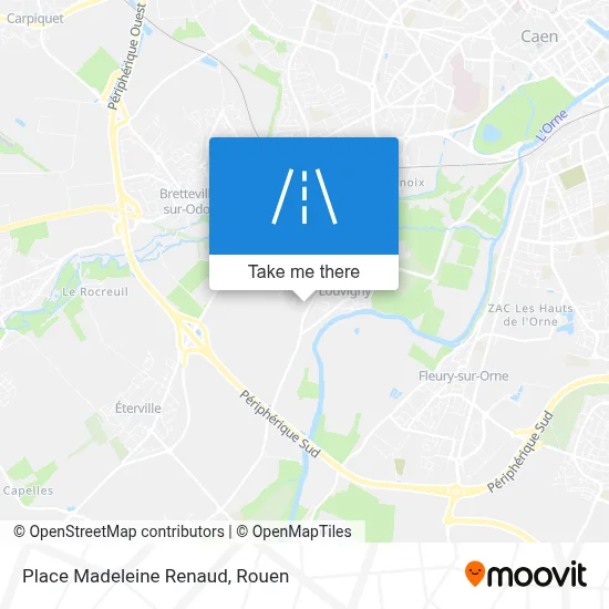 Place Madeleine Renaud map