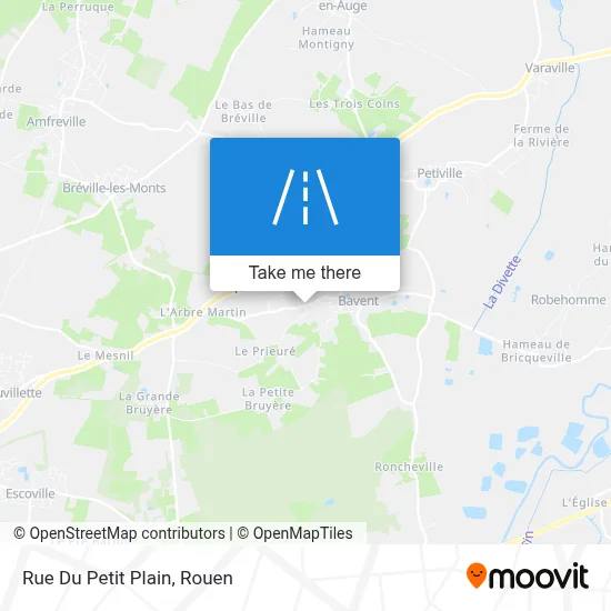Mapa Rue Du Petit Plain