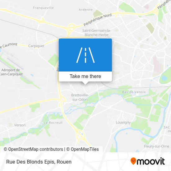 Mapa Rue Des Blonds Epis