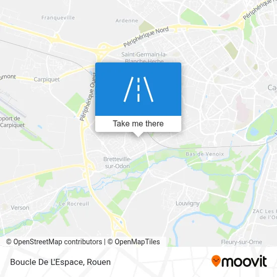 Mapa Boucle De L'Espace