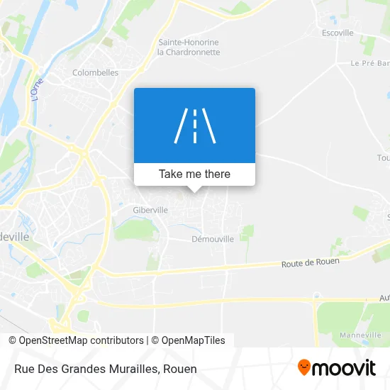 Rue Des Grandes Murailles map
