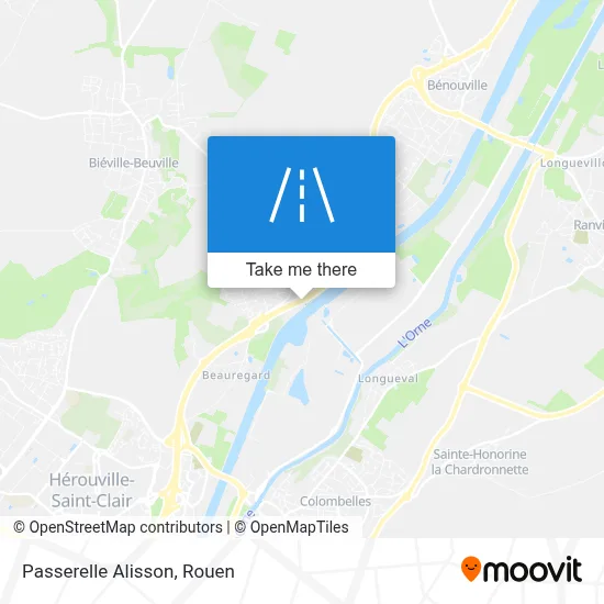 Mapa Passerelle Alisson
