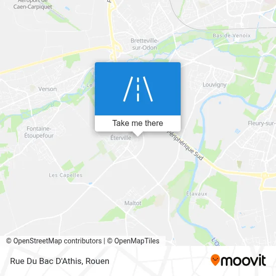 Rue Du Bac D'Athis map