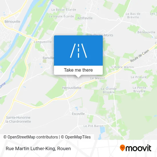 Rue Martin Luther-King map