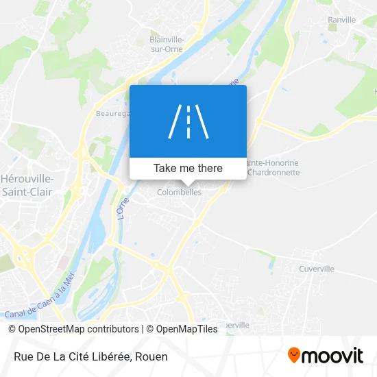 Rue De La Cité Libérée map