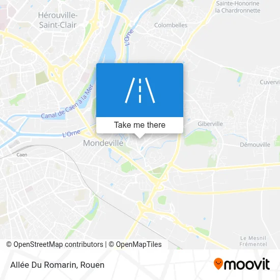 Allée Du Romarin map