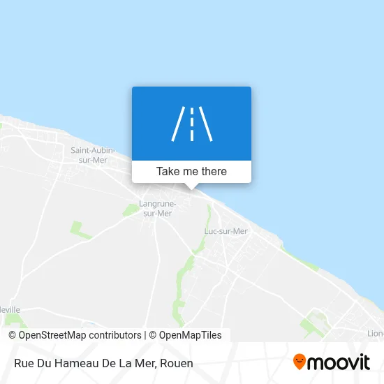 Rue Du Hameau De La Mer map
