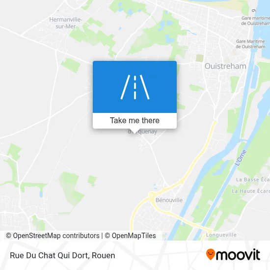 Mapa Rue Du Chat Qui Dort