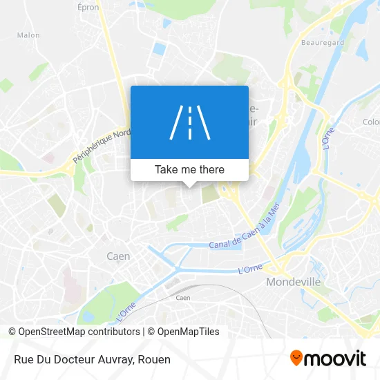 Mapa Rue Du Docteur Auvray