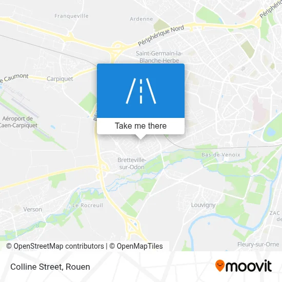 Rue De La Colline map
