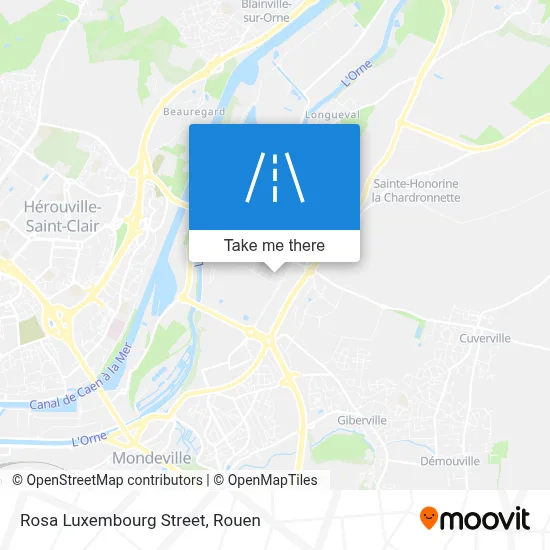 Rue Rosa Luxembourg map